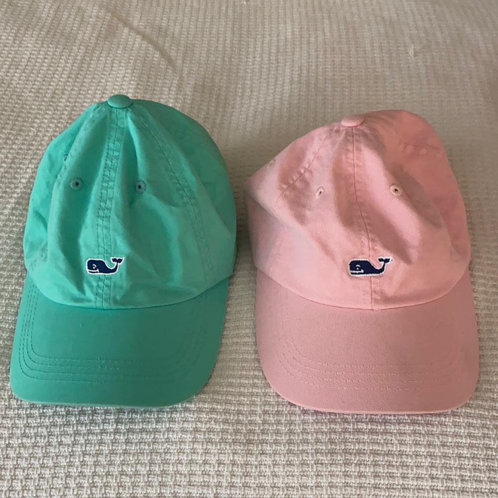 Vineyard Vines hats. Pink & Teal Great condition